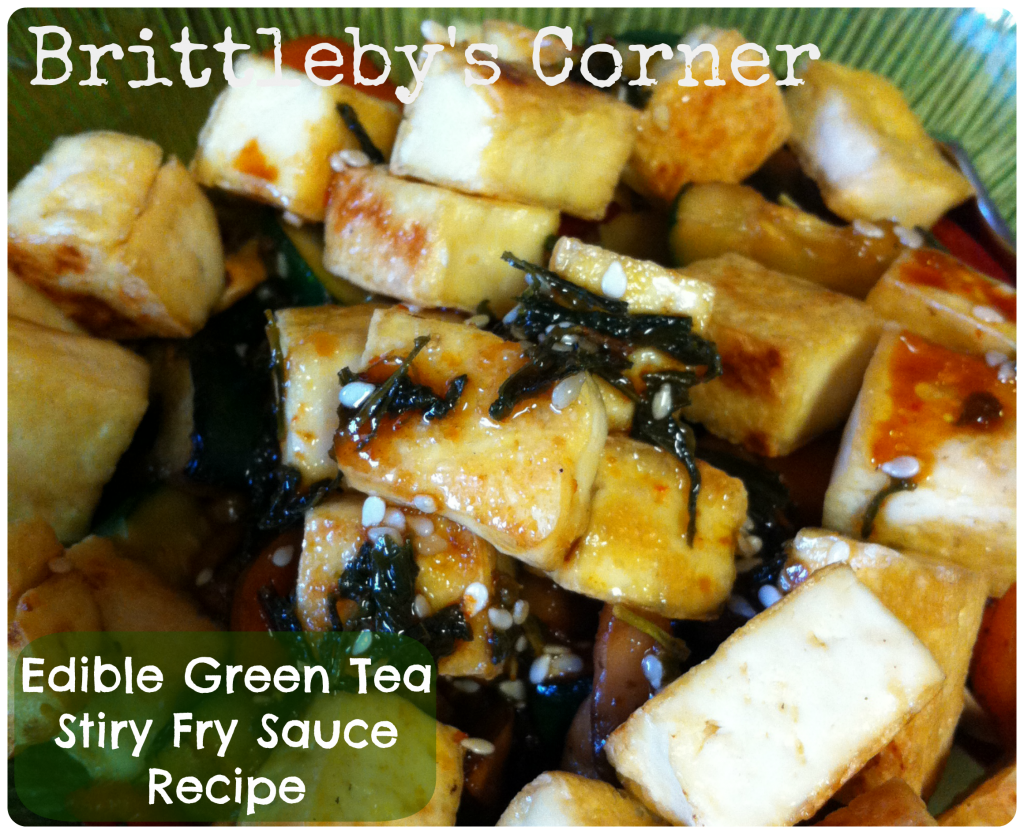Edible Green Tea Stir-Fry Sauce Recipe