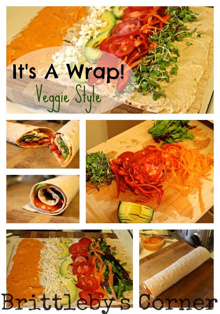 It's a Wrap ~ Veggie Style {Recipe}