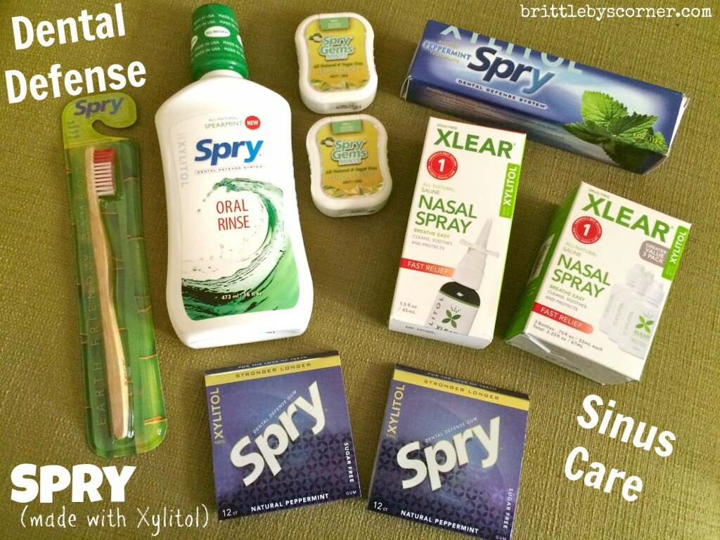 Spry Xylitol Dental Defense and Sinus Care Products